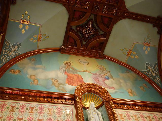 Ceiling Above Altar At National Shrine of The Divine Mercy