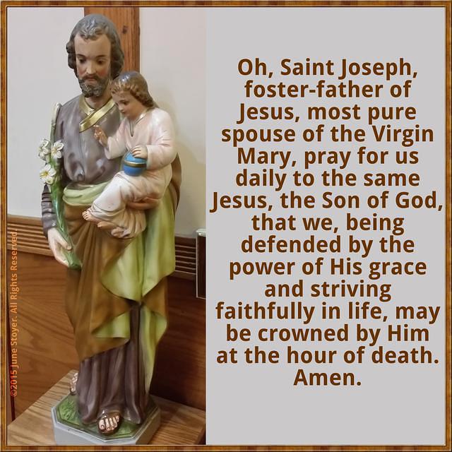 Prayer to Saint Joseph, Foster-Father of Jesus