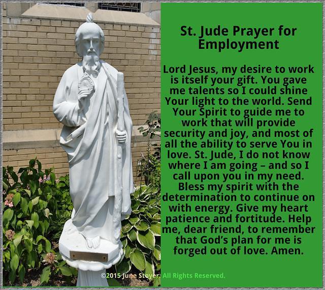 St. Jude Prayer for Employment