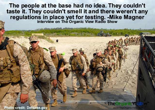 The people at the base had no idea They couldnt taste it They couldnt smell it Mike Magner