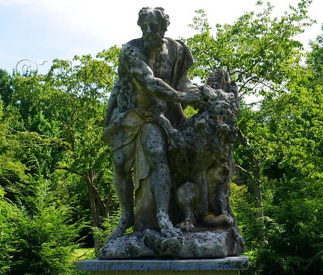Samson Wrestling A Lion At Old Westbury Gardens