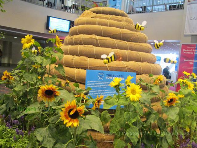 Subaru Bee Hive at The Philadelphia Flower Show by June Stoyer