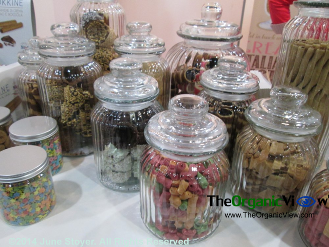 Assorted foods on display at the NYC Summer Fancy Foods Show 2014