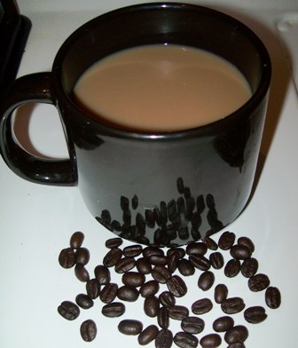 Cup of Mountanos Bros Certified Organic Dark Gutemalan Coffee Cup of Mountanos Bros Certified Organic Dark Gutemalan Coffee