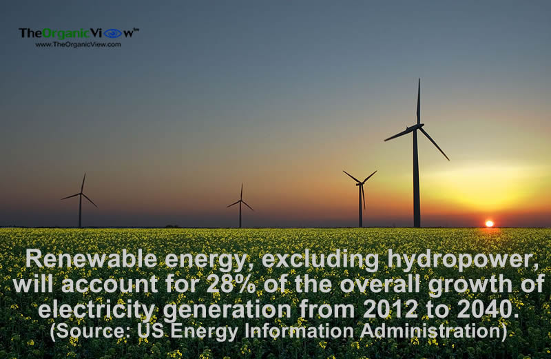 Renewable energy, excluding hydropower