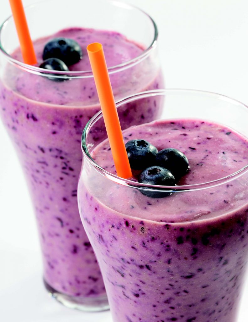Blueberry Green Nut Butter Smoothie