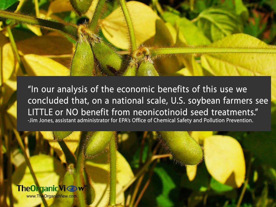 EPA quote about neonic soybeans