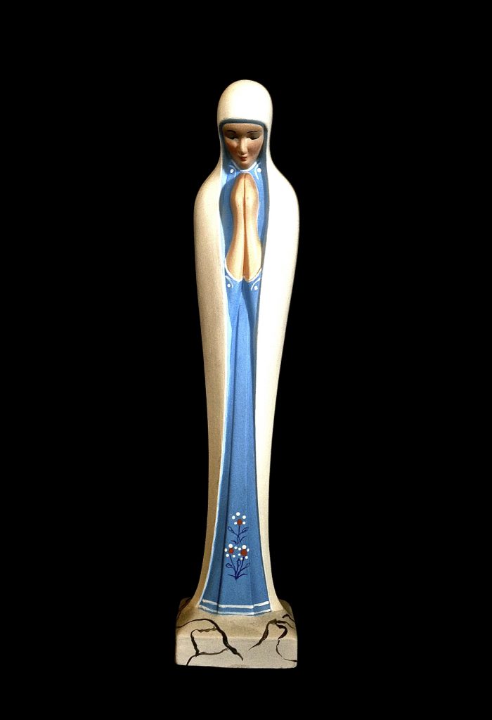 Mary statue by Sister Augustine - From the Collection of John Schlimm